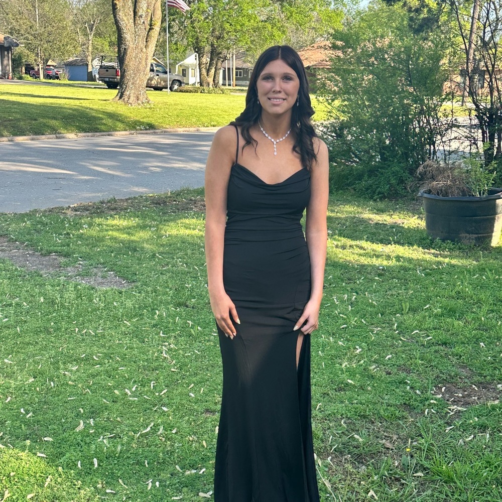 Elegant Black Evening Gown
